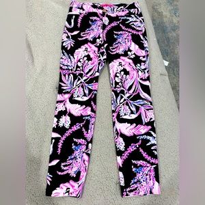Lilly Pulitzer low rise floral pants size 2